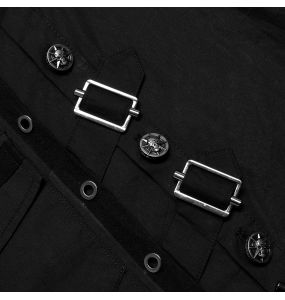 Chemise Asymétrique 'Dobraa' Noire