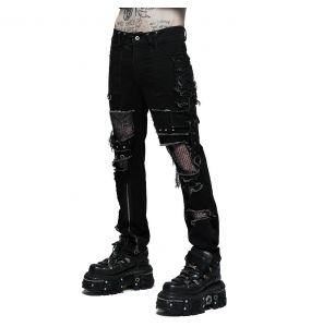 Pantalon 'Punk Decadent' Noir