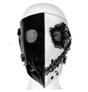 Masque 'Dark Lolita' Noir et Blanc