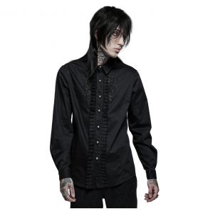 Spiral Majestic Draco Männer T-Shirt schwarz Everyday Goth Gothic Rockwear Nu Goth