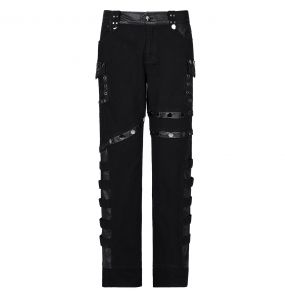 Black 'Punk Stylish' Pants