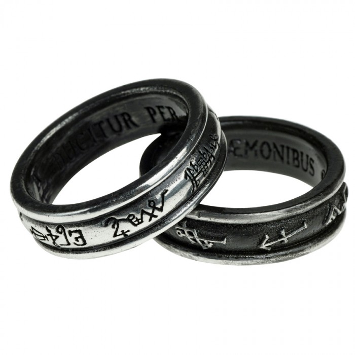 Bague 'Demon Black & Angel White'