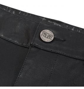 Black 'Titan' Painted Punk Pants