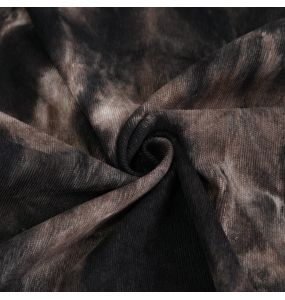 Mi-Jupe Kilt Asymétrique 'Taurus' Noire et Cuivre