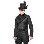 Black 'Mc Dermot' Victorian Tail Coat