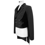 Black 'Mc Dermot' Victorian Tail Coat