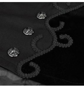 Black 'Mc Dermot' Victorian Tail Coat