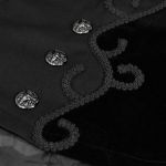 Black 'Mc Dermot' Victorian Tail Coat
