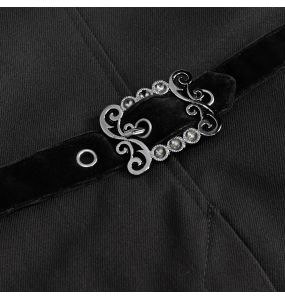 Black 'Mc Dermot' Victorian Tail Coat