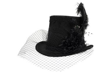 Chapeau Haut de Forme Victorien 'Mc Dermot' Noir pour Hommes