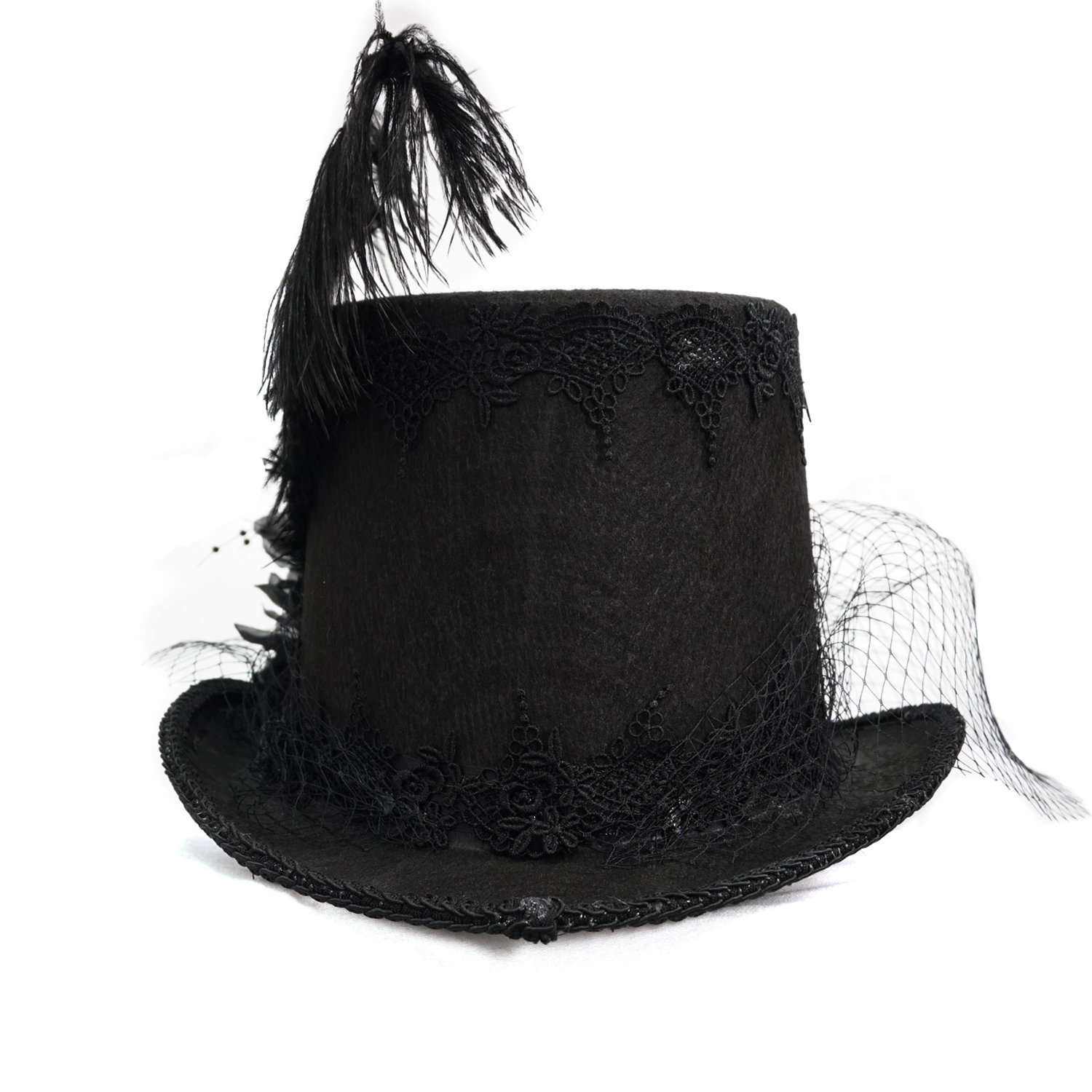 Mini Chapeau Couronne Noir by Devil Fashion • the dark store™