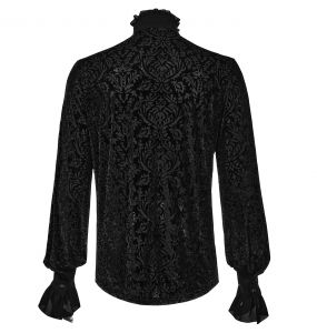Black 'Nomeon' Victorian Shirt