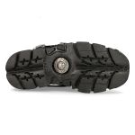 Bottes New Rock Metallic Oxido en Cuir Noir