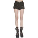 Brown 'Steampunk Gear' Shorts