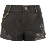 Brown 'Steampunk Gear' Shorts