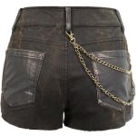 Brown 'Steampunk Gear' Shorts