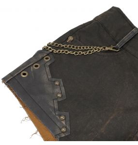 Brown 'Steampunk Gear' Shorts
