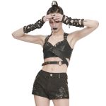 Brown 'Steampunk Gear' Shorts