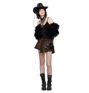 Beige 'Punk Bear' Keyring