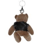 Beige 'Punk Bear' Keyring