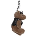 Beige 'Punk Bear' Keyring