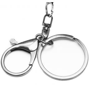 Beige 'Punk Bear' Keyring