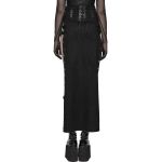 Black 'Katana' Long Skirt