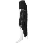 Black 'Coffin' Shorts with Overskirt