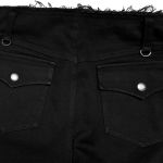 Black 'Katell' Low Waist Tight Fit Pants