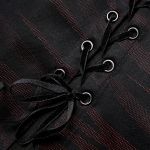 Black and Dark Red 'Bat Sleep' Mini Dress