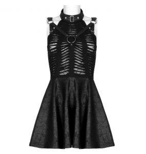 Black 'Willow' Mini Dress