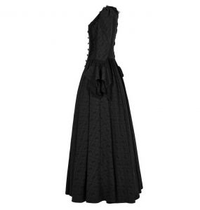Black 'Metzli' Long Wedding Dress