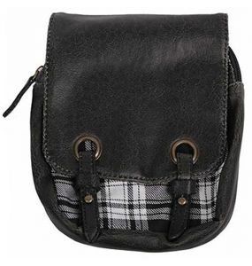 Sac de Kilt 'White and Black Plaid'