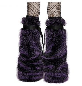 Leg Warmers 'Cool Girl' Pourpres