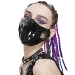 Black and White 'Beast Jaw' Face Mask