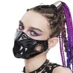 Black and White 'Beast Jaw' Face Mask