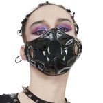 Black and White 'Beast Jaw' Face Mask