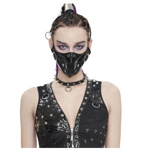 Black and White 'Beast Jaw' Face Mask