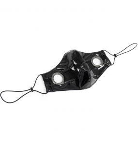 Black and White 'Beast Jaw' Face Mask
