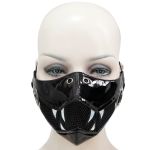 Black and White 'Beast Jaw' Face Mask