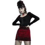 Red Leopard 'Hot Girl' Mini-Skirt