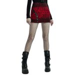 Red Leopard 'Hot Girl' Mini-Skirt