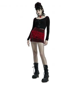 Red Leopard 'Hot Girl' Mini-Skirt