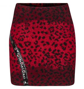 Red Leopard 'Hot Girl' Mini-Skirt