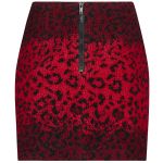 Red Leopard 'Hot Girl' Mini-Skirt