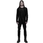 Black 'Goth Broken' Long Sleeves Sweater