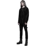 Black 'Goth Broken' Long Sleeves Sweater