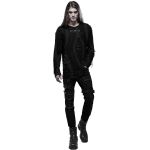 Black 'Goth Broken' Long Sleeves Sweater