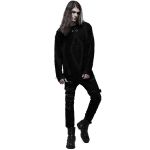 Black 'Goth Broken' Long Sleeves Sweater
