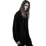 Black 'Goth Broken' Long Sleeves Sweater
